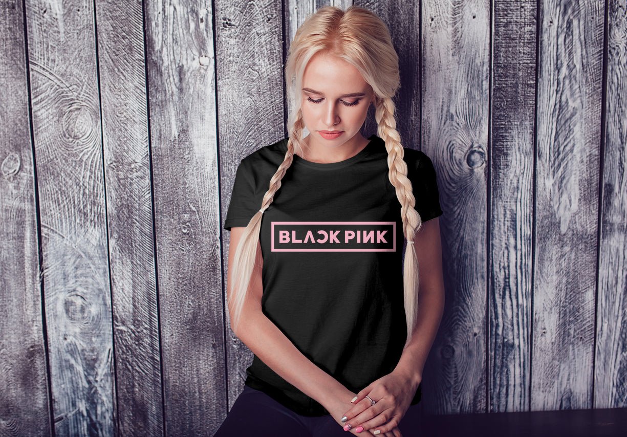 Black Pink Damen T Shirt - K Pop Merchandise - Stickerloveshop
