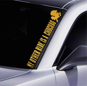 Chocobo Final Fantasy Auto Aufkleber Windschutzscheiben Aufkleber Anime Sticker - Stickerloveshop