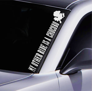 Chocobo Final Fantasy Auto Aufkleber Windschutzscheiben Aufkleber Anime Sticker - Stickerloveshop