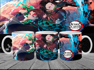 Demon Slayer Tasse – Kämpfer-Motiv für Anime-Liebhaber - Stickerloveshop