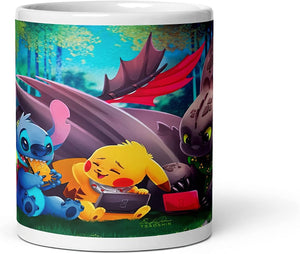 Disney Lilo & Stitch 330ml Tasse mit verschiedenen Motiven - Stickerloveshop