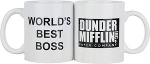 Dunder Mifflin Tasse - World's Best Boss Design - Inspiriert von The Office - Stickerloveshop