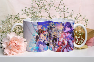 Genhin Impact Kaffeetasse Gaming Anime Teetasse Merchandise süße Tassen Kaffee- und Teetassen stickerloveshop   