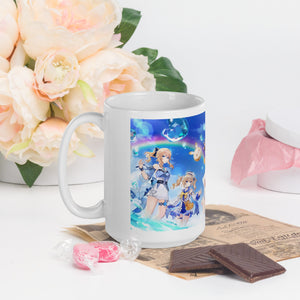 Genshin Impact Kaffeetasse Computerspiel Anime Fan Teetasse Geschenkidee Anime Gaming Cup Kaffee- und Teetassen stickerloveshop   