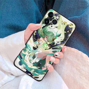 Nahida Handy Schutzfolien Genshin Impact Smartphone Skin Anime Sticker Genshin für alle Handy Modelle  stickerloveshop   