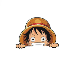 One Piece Autoaufkleber - Peeker Auto Aufkleber Stickerloveshop Ruffy  