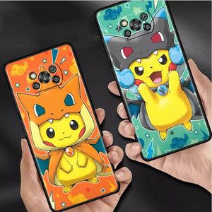 Pokemon Handy Skin Sticker mit Pikachu Motiv - Verschönern Sie Ihr Handy  stickerloveshop Orange  