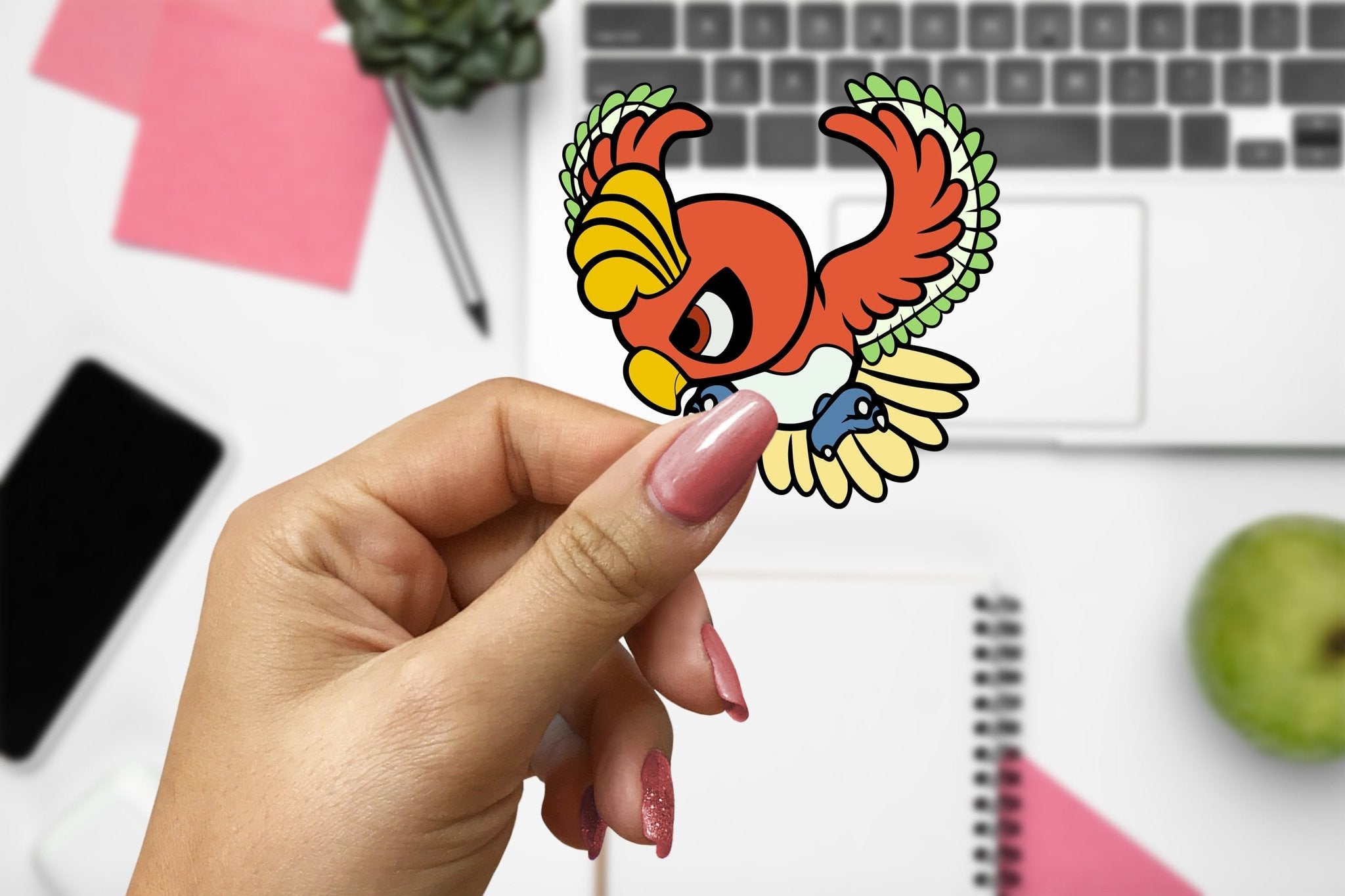 Ho-Oh Pokemon Stickers - Für Fans des legendären Feuer- und Flug-Pokémon -  Stickerloveshop