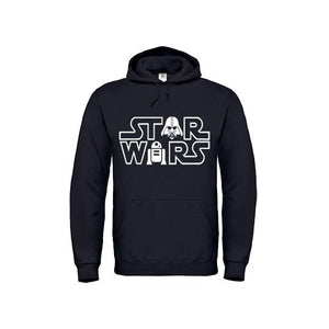 Star Wars Hoodie in Schwarz oder Grau für Damen und Herren - Stickerloveshop
